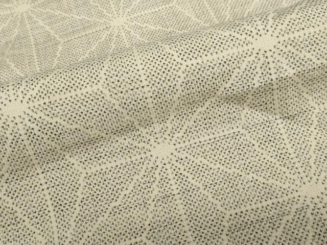 平和屋着物●本場大島紬　薩摩結城　麻の葉文様　正絹　逸品　DABC2907ud