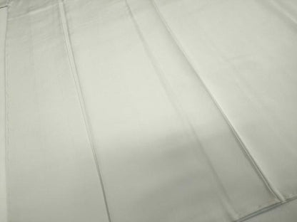 平和屋着物●上質な色無地　絹鼠色　正絹　逸品　未使用　DABC2920ud