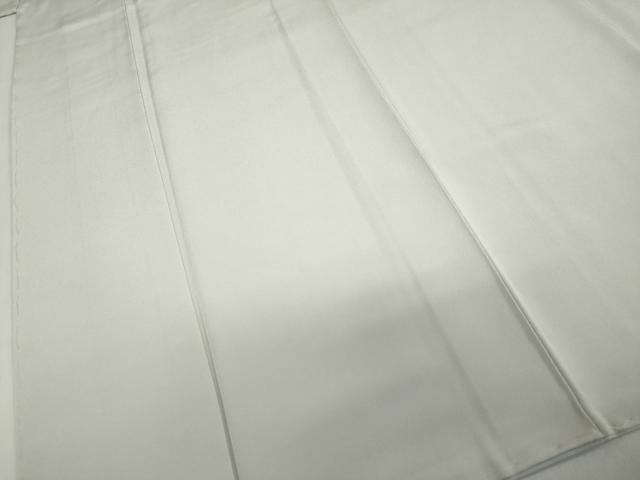 平和屋着物●上質な色無地　絹鼠色　正絹　逸品　未使用　DABC2920ud