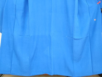 平和屋着物●豪華振袖　瑠璃紺色　正絹　逸品　DABC2922ud