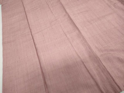 平和屋着物●上質な紬　梅鼠色　胴抜き仕立て　正絹　逸品　DABC2925ud