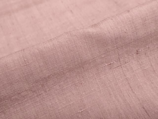 平和屋着物●上質な紬　梅鼠色　胴抜き仕立て　正絹　逸品　DABC2925ud