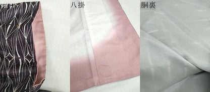 平和屋着物●小紋　抽象文様　洗える着物　DABC2938ud