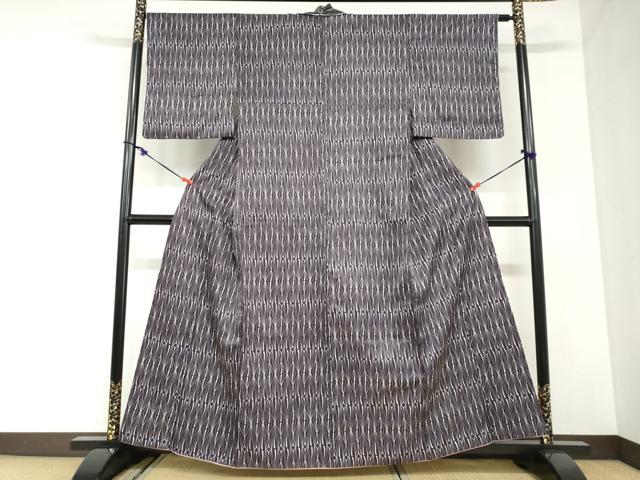 平和屋着物●小紋　抽象文様　洗える着物　DABC2938ud