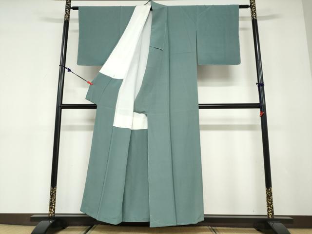 平和屋着物●上質な色無地　虫襖色　近鉄百貨店扱い　正絹　逸品　未使用　DABC2957ud
