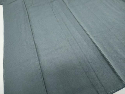 平和屋着物●上質な色無地　錆鼠色　正絹　逸品　DABC2968ud