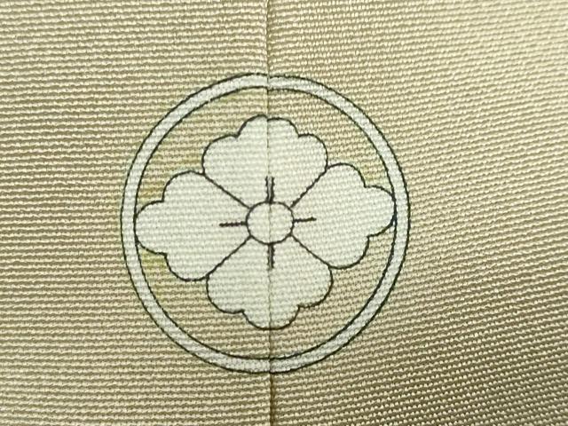 平和屋着物●上質な色無地　油色　正絹　逸品　DABC2970ud 平和屋着物○上質な色無地 油色 正絹 逸品 DABC2970ud