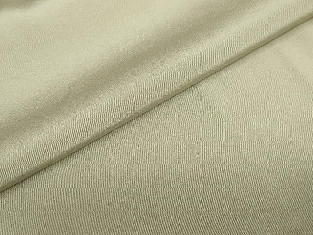 平和屋着物●上質な色無地　油色　正絹　逸品　DABC2970ud