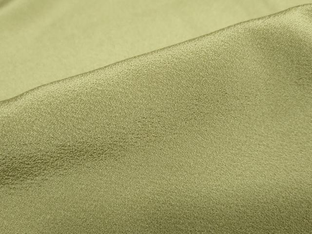 平和屋着物●上質な色無地　抹茶色　正絹　逸品　DABC2975ud 平和屋着物○上質な色無地 抹茶色 正絹 逸品 DABC2975ud