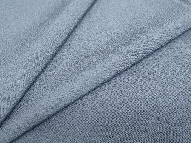 平和屋着物●上質な色無地　紺藍色　正絹　逸品　DABC2977ud