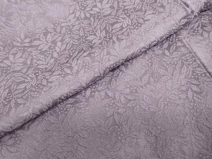 平和屋着物●上質な色無地　南天地紋　古代紫色　正絹　逸品　DABC2978ud