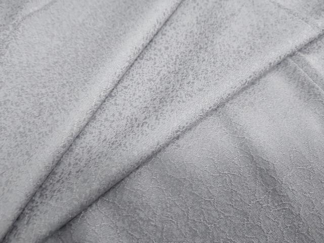 平和屋着物●上質な色無地　干割れ地紋　暁鼠色　正絹　逸品　DABC2979ud