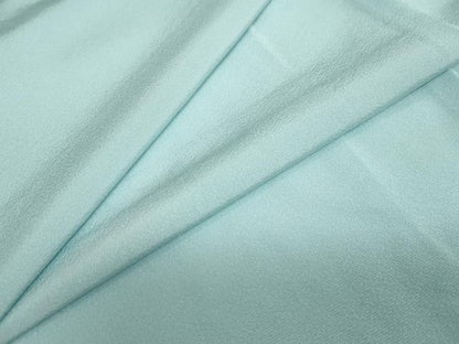 平和屋着物●上質な色無地　水色　正絹　逸品　DABC2980ud