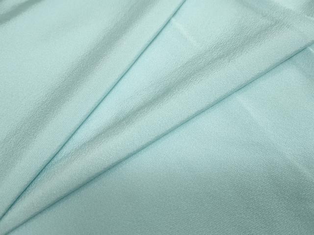 平和屋着物●上質な色無地　水色　正絹　逸品　DABC2980ud