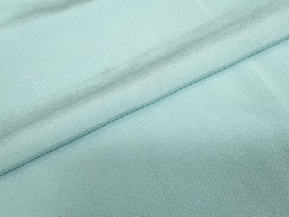 平和屋着物●上質な色無地　水色　正絹　逸品　DABC2980ud