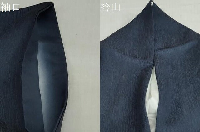 平和屋着物●上質な色無地　作家物　赤ワインエキス染　霞地紋　褐返色　反端付き　正絹　逸品　DABC2987ud 平和屋着物○上質な色無地 作家物 赤ワインエキス染 霞地紋 褐