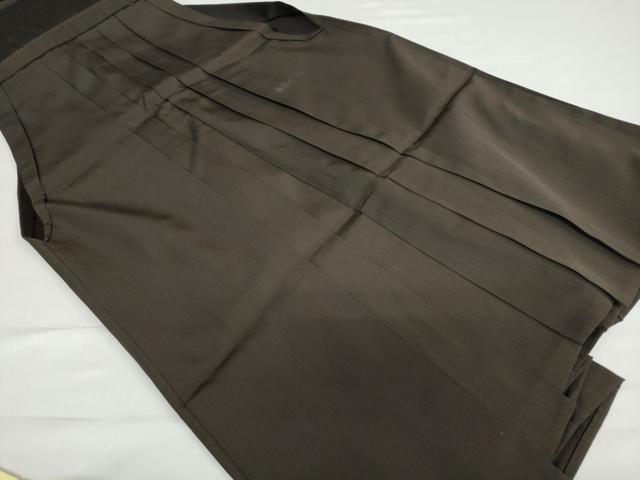 平和屋着物●男性　馬乗り袴　縞　正絹　逸品　DABC2997ud