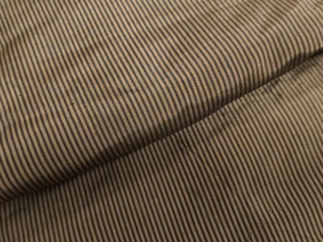 平和屋着物●男性　馬乗り袴　縞　正絹　逸品　DABC2998ud