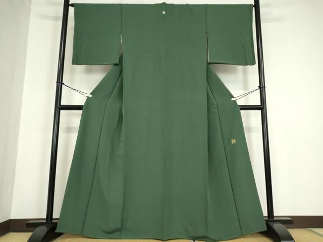 平和屋着物●上質な色無地　作家物　天鵞絨色　正絹　逸品　DABC3004az