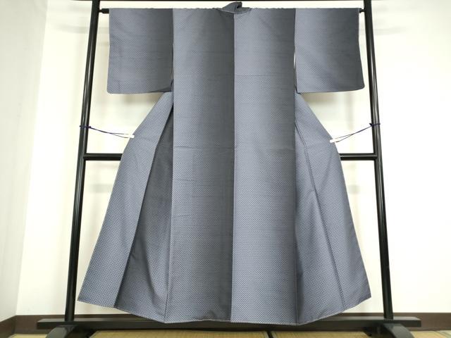 平和屋着物●江戸小紋　鱗文　さが美扱い　正絹　逸品　未使用　DABC3013az