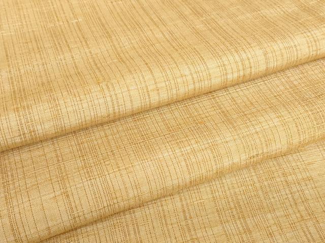 平和屋着物●上質な紬　格子　正絹　逸品　DABC3014az