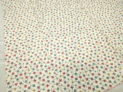 平和屋着物●上質な小紋　小花　酢漿草　正絹　逸品　未使用　DABC3015az