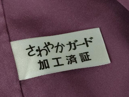 平和屋着物●上質な紬　背抜き仕立て　変わり縞　正絹　逸品　DABC3018az