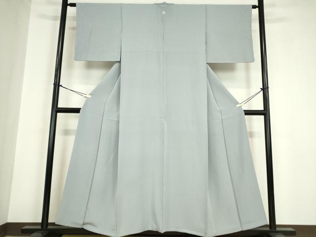 平和屋着物●上質な色無地　秘色色　正絹　逸品　DABC3021az