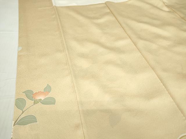 平和屋着物●訪問着　刺繍　吉祥枝花松文　金彩　正絹　逸品　DABC3022az