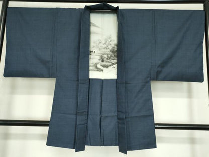 平和屋着物●男性　本場大島紬　アンサンブル　120亀甲　総詰め　正絹　逸品　DABC3034az