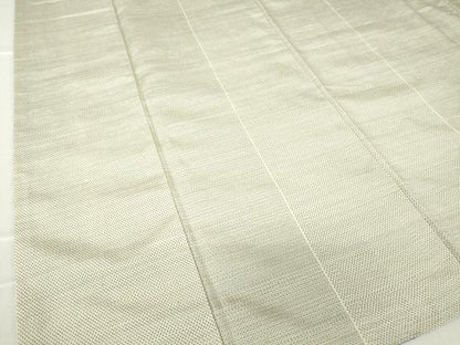 平和屋着物●結城紬　間道　120亀甲　正絹　逸品　DABC3055az