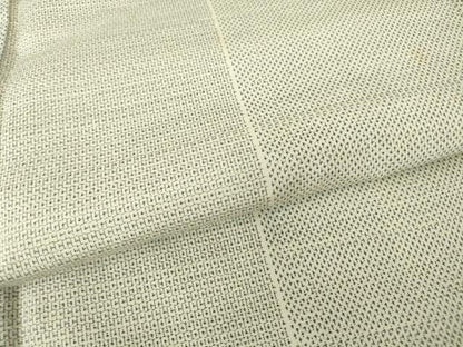平和屋着物●結城紬　間道　120亀甲　正絹　逸品　DABC3055az