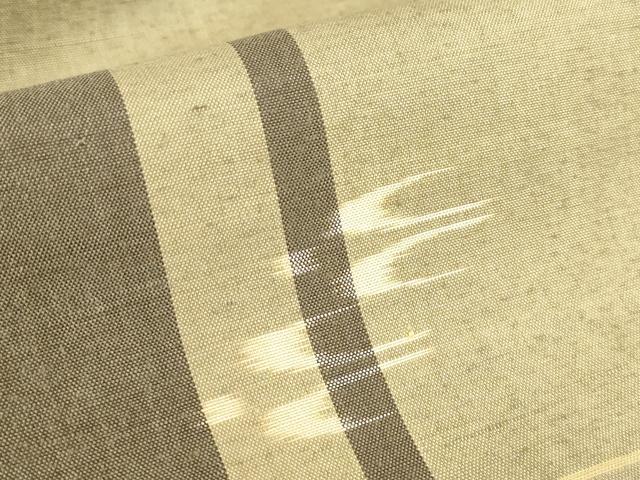 平和屋着物●上質な紬　燕絣　正絹　逸品　DABC3057az