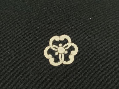 平和屋着物●本加賀友禅作家　矢田 博　黒留袖　若松葉文　正絹　逸品　DABC3061az
