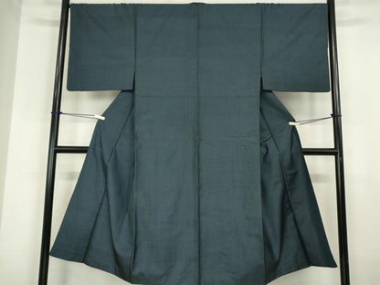 平和屋着物●男性　本場大島紬　アンサンブル　長羽織　100亀甲　総詰め　正絹　逸品　DABC3064az