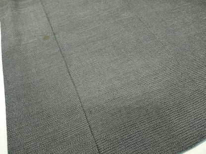 平和屋着物●男性　本塩沢　アンサンブル　長羽織　110亀甲　総詰め　酒井織物謹製　証紙付き　正絹　逸品　DABC3067az