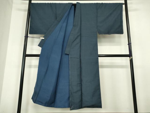 平和屋着物●男性　本場大島紬　アンサンブル　100亀甲　総詰め　正絹　逸品　未使用　DABC3068az