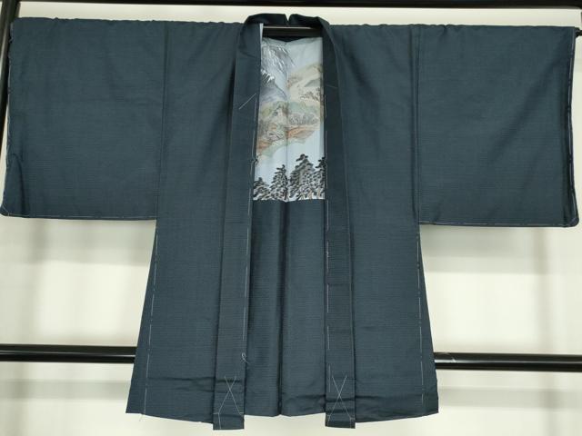 平和屋着物●男性　本場大島紬　アンサンブル　100亀甲　総詰め　正絹　逸品　未使用　DABC3068az