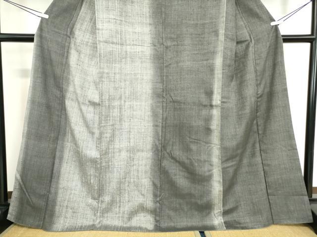 平和屋着物●訪問着　紬地　霞文　正絹　逸品　DABC3069az