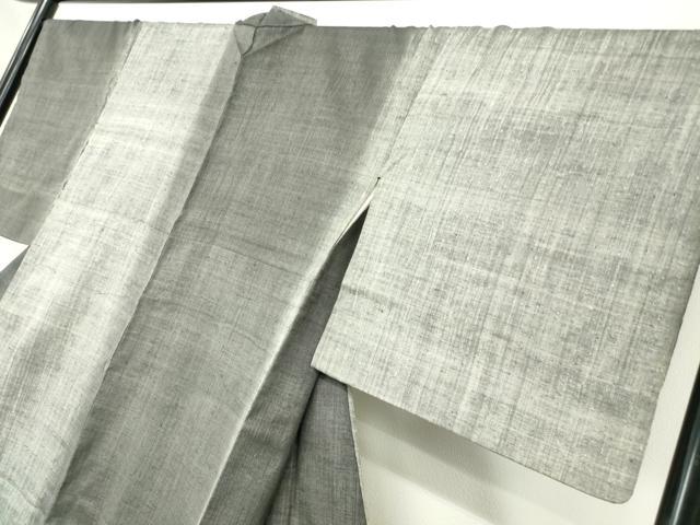 平和屋着物●訪問着　紬地　霞文　正絹　逸品　DABC3069az