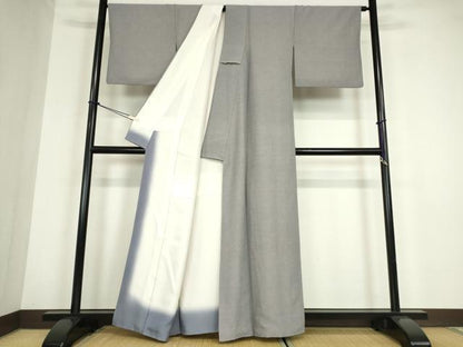 平和屋着物●江戸小紋　鮫小紋柄　正絹　逸品　DABC3184az