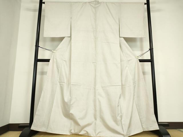 平和屋着物●本場大島紬　白大島　7マルキ　絣文様　正絹　逸品　DABC3191az