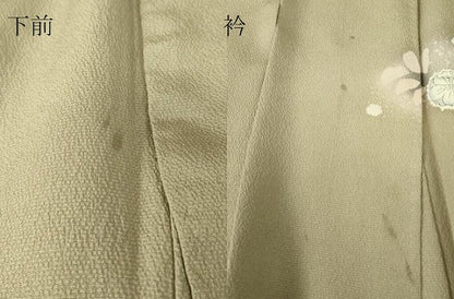 平和屋着物●訪問着　作家物　絞り　辻が花　暈し染め　ロング丈　正絹　逸品　DABC3197az