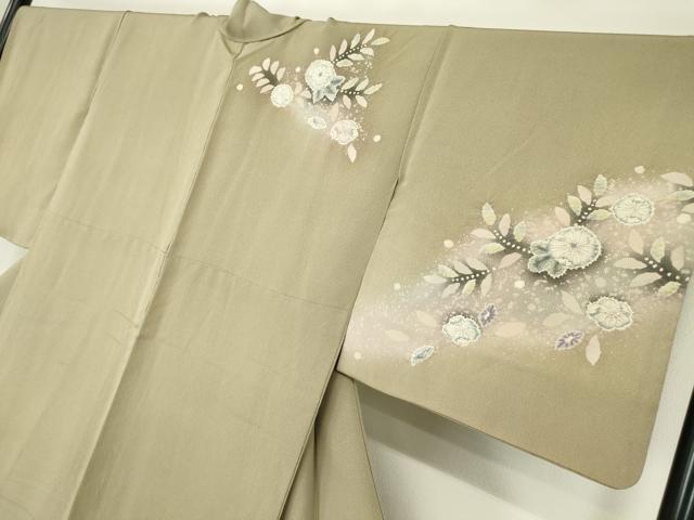 平和屋着物●訪問着　作家物　絞り　辻が花　暈し染め　ロング丈　正絹　逸品　DABC3197az
