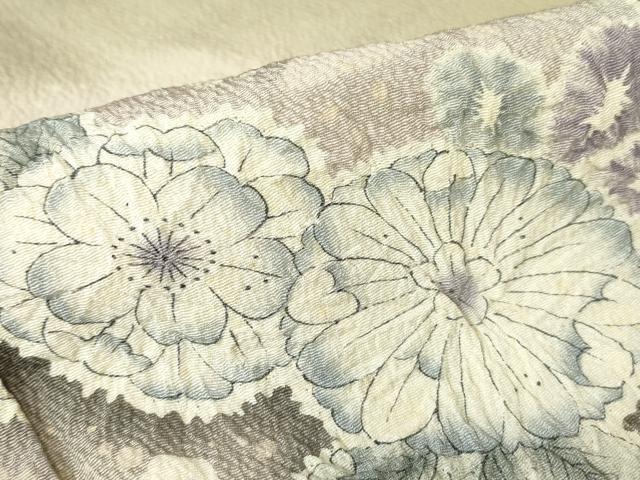 平和屋着物●訪問着　作家物　絞り　辻が花　暈し染め　ロング丈　正絹　逸品　DABC3197az