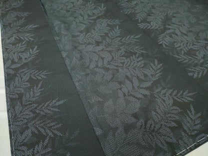 平和屋着物●本塩沢　草葉文　110亀甲　正絹　逸品　未使用　DABC3199az