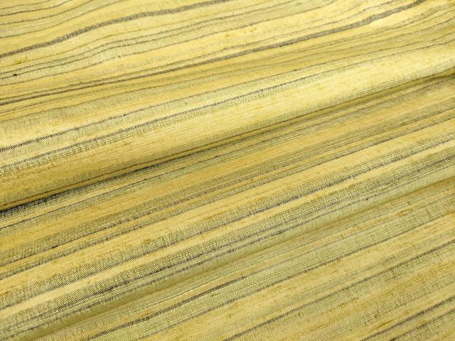 平和屋着物●上質な紬　縞　正絹　逸品　DABC3202az