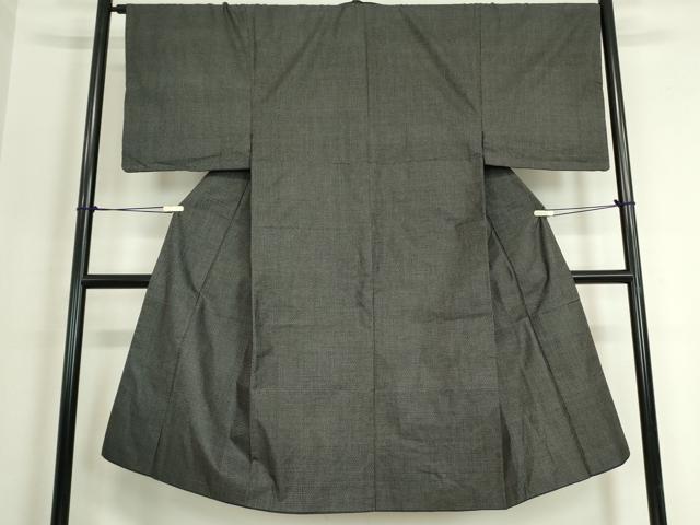 平和屋着物●男性　本場大島紬　アンサンブル　80亀甲　総詰め　正絹　逸品　DABC3209az