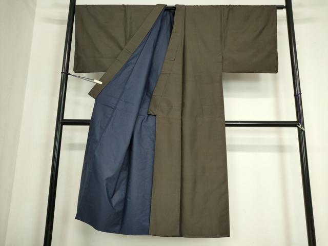 平和屋着物●男性　本場大島紬　アンサンブル　140亀甲　総詰め　正絹　逸品　DABC3210az