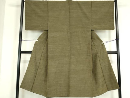平和屋着物●男性　紬　霞文　正絹　逸品　DABC3212az